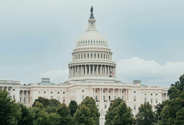 A picture of the Capitol building in Washington DC, where Congress meets